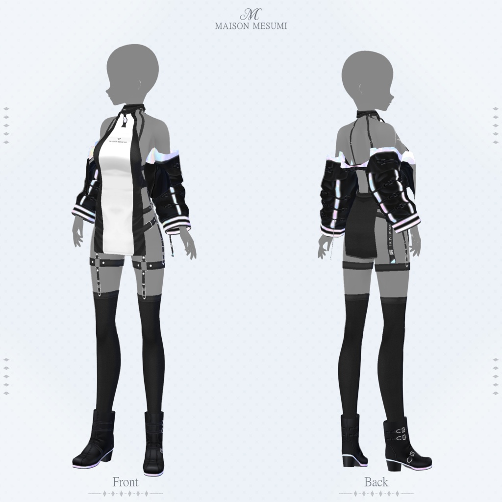 【VRoid衣装】ハーネスセット