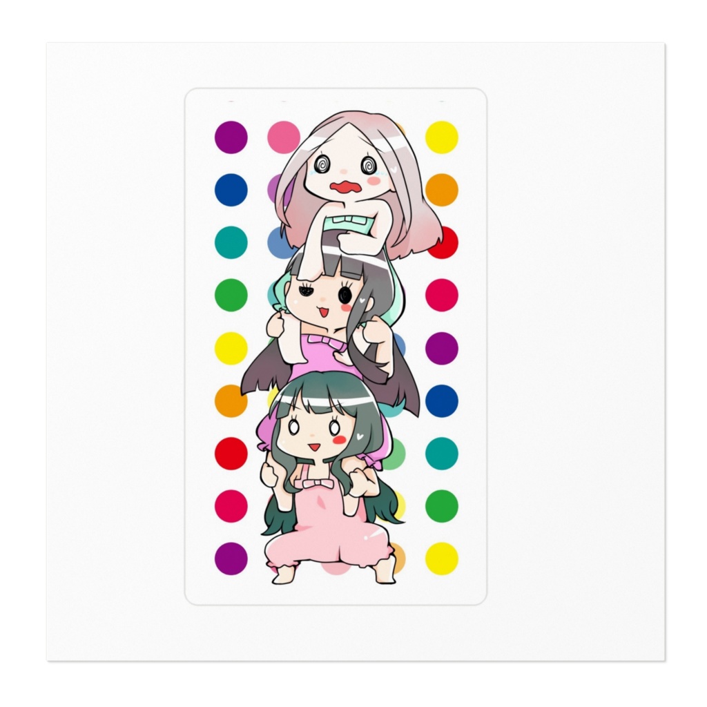 【ステッカー】三姉妹タワー