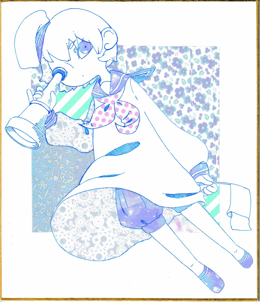 (原)マステイラスト色紙　全２種