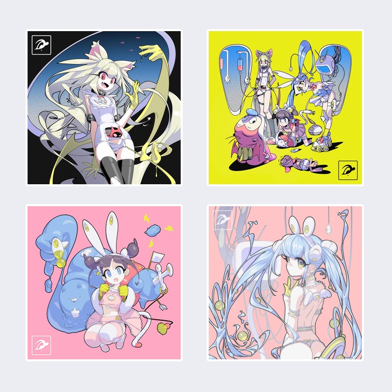 にゃもふぇステッカーパック