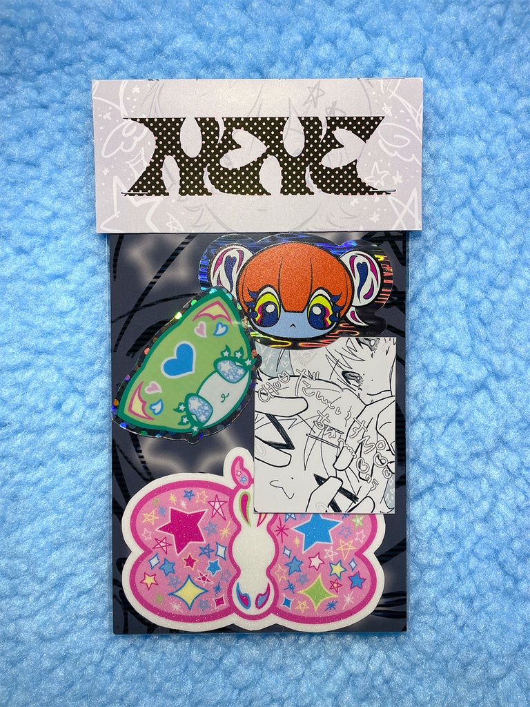 ステッカーセットポストカード付きAセット