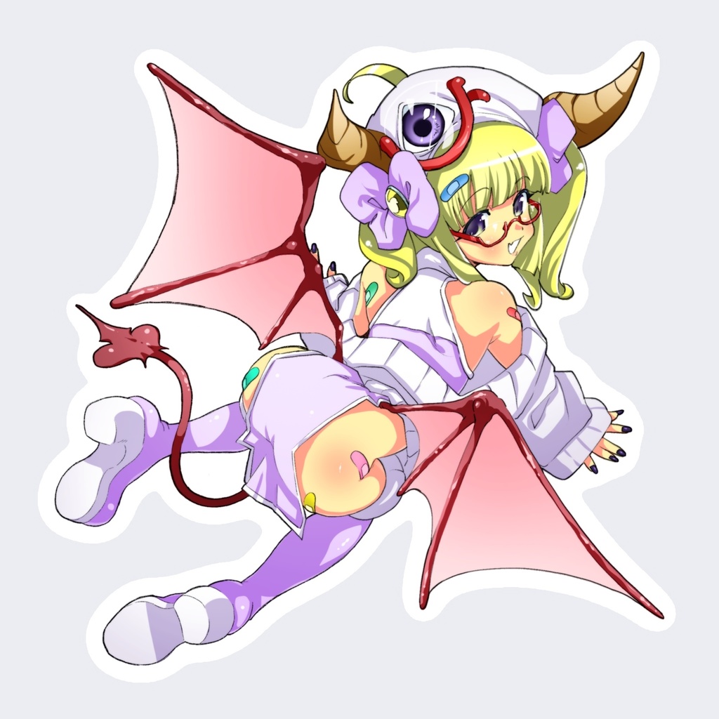 甘口ちゃんステッカー（イラスト：VELO）