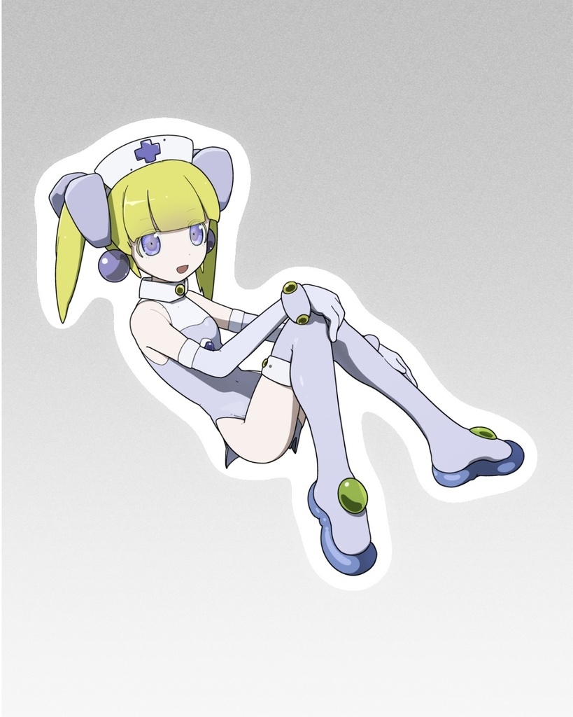 甘口ちゃんステッカー（イラスト：米澤柊）