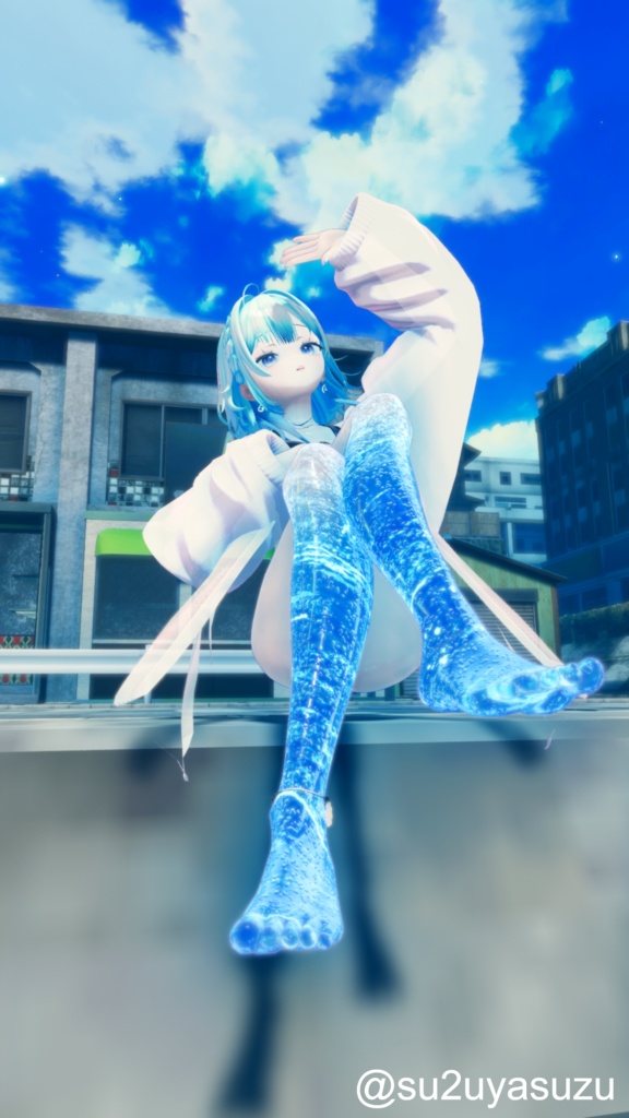 【42+αアバター対応】水中ソックス🫧-Water Socks🫧