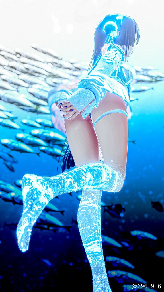 【42+αアバター対応】水中ソックス🫧-Water Socks🫧