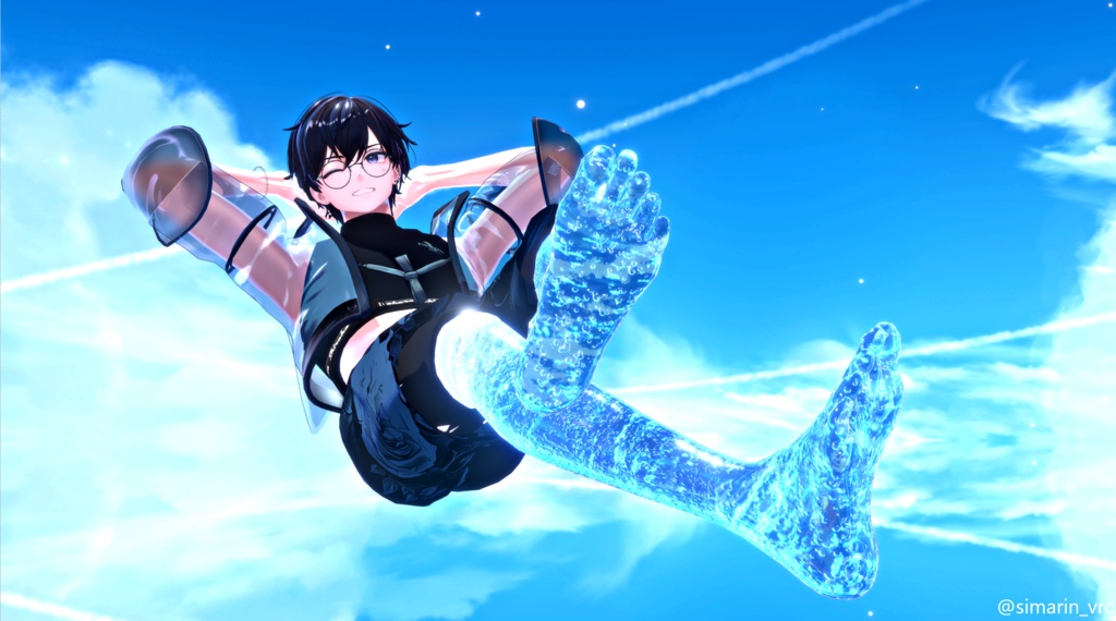 【42+αアバター対応】水中ソックス🫧-Water Socks🫧