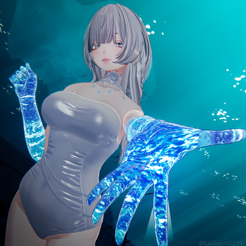 【42+αアバター対応】水中グローブ🫧-Water Gloves🫧