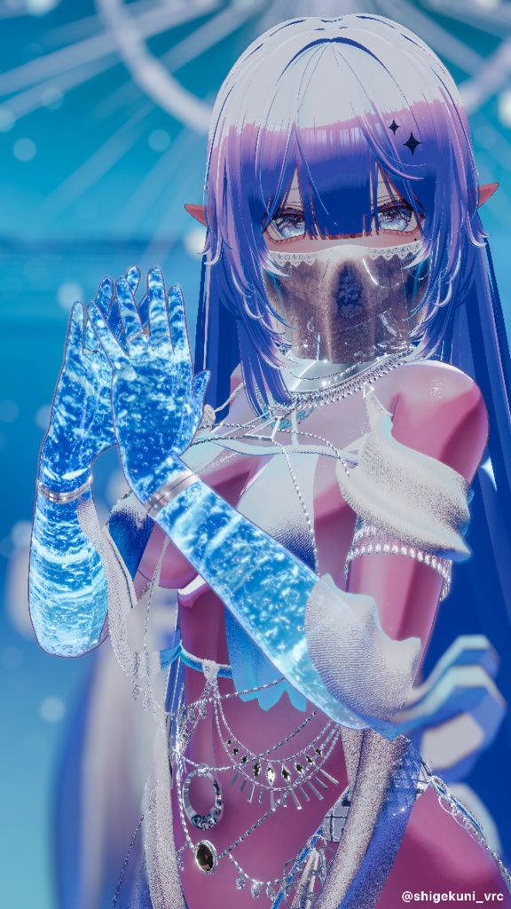 【42+αアバター対応】水中グローブ🫧-Water Gloves🫧