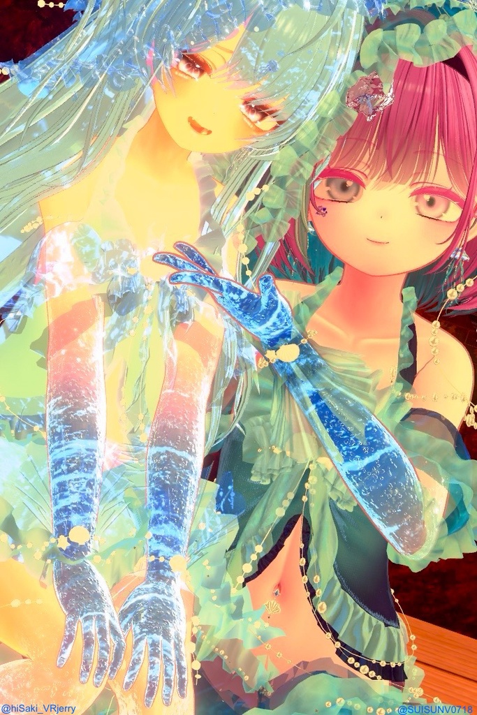 【42+αアバター対応】水中グローブ🫧-Water Gloves🫧