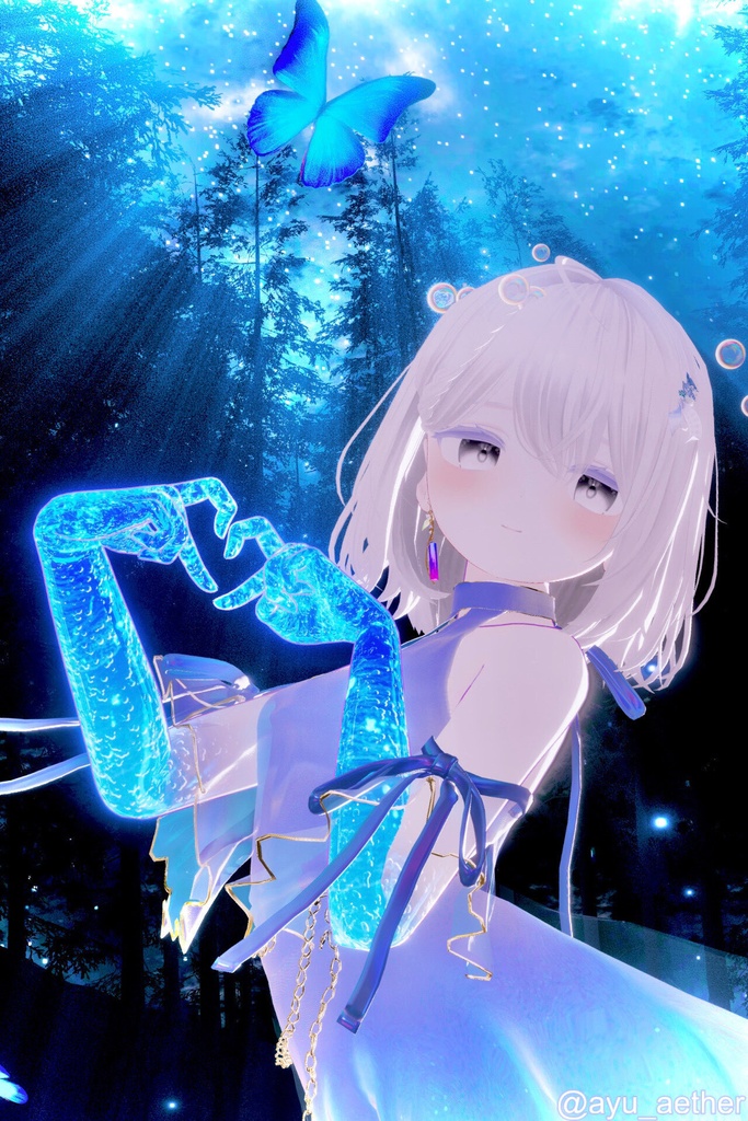 【48+αアバター対応】水中グローブ🫧-Water Gloves🫧