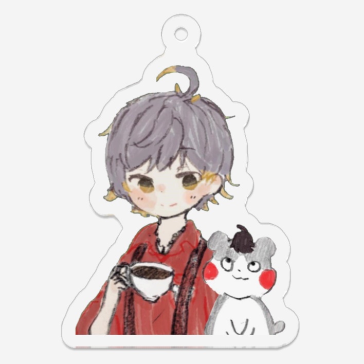 かいたろとむーたろSDアクリルキーホルダー