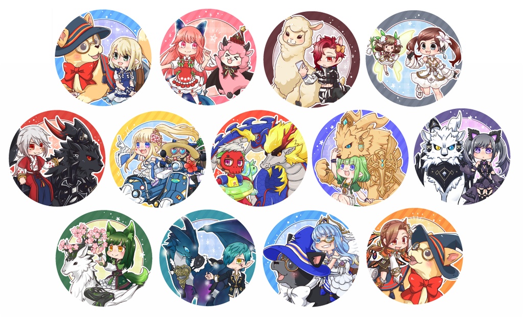 クリアファイル企画2022缶バッジ