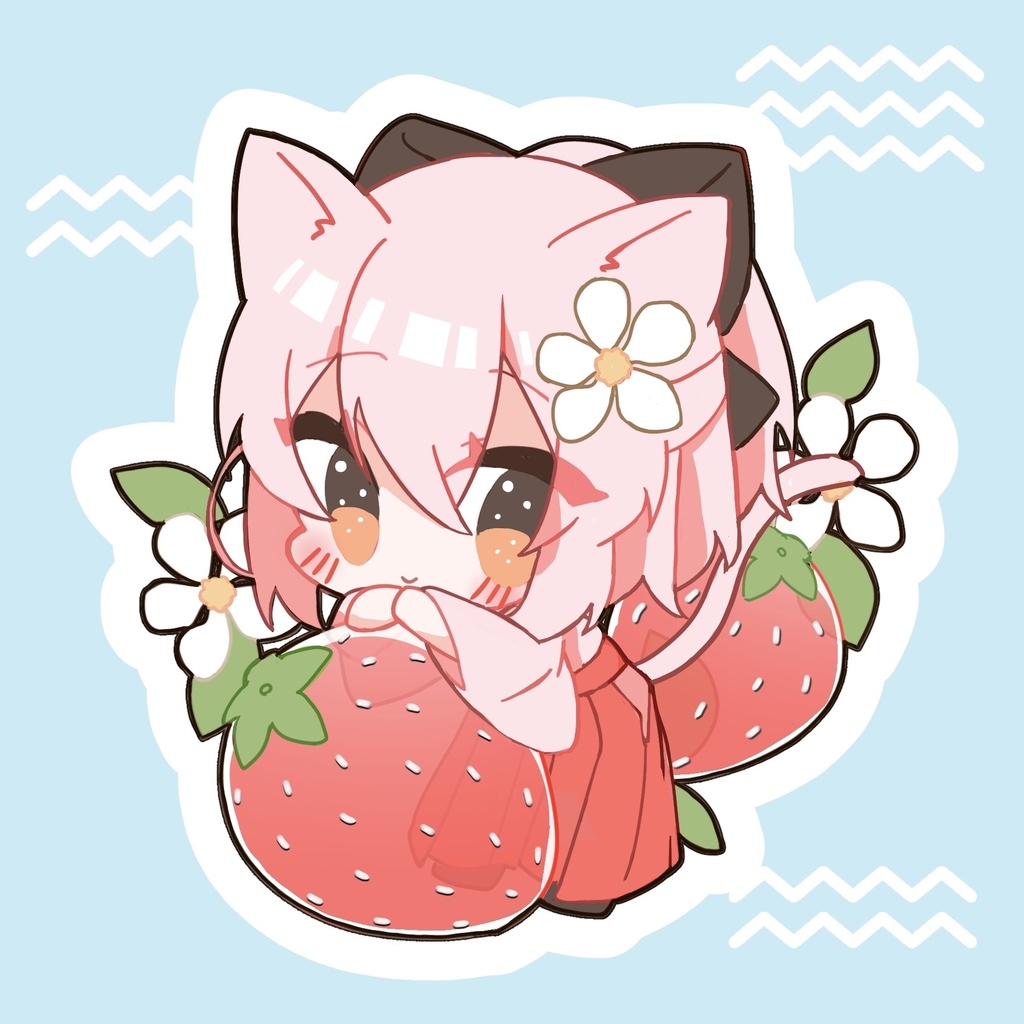 苺沖田さんアクキー