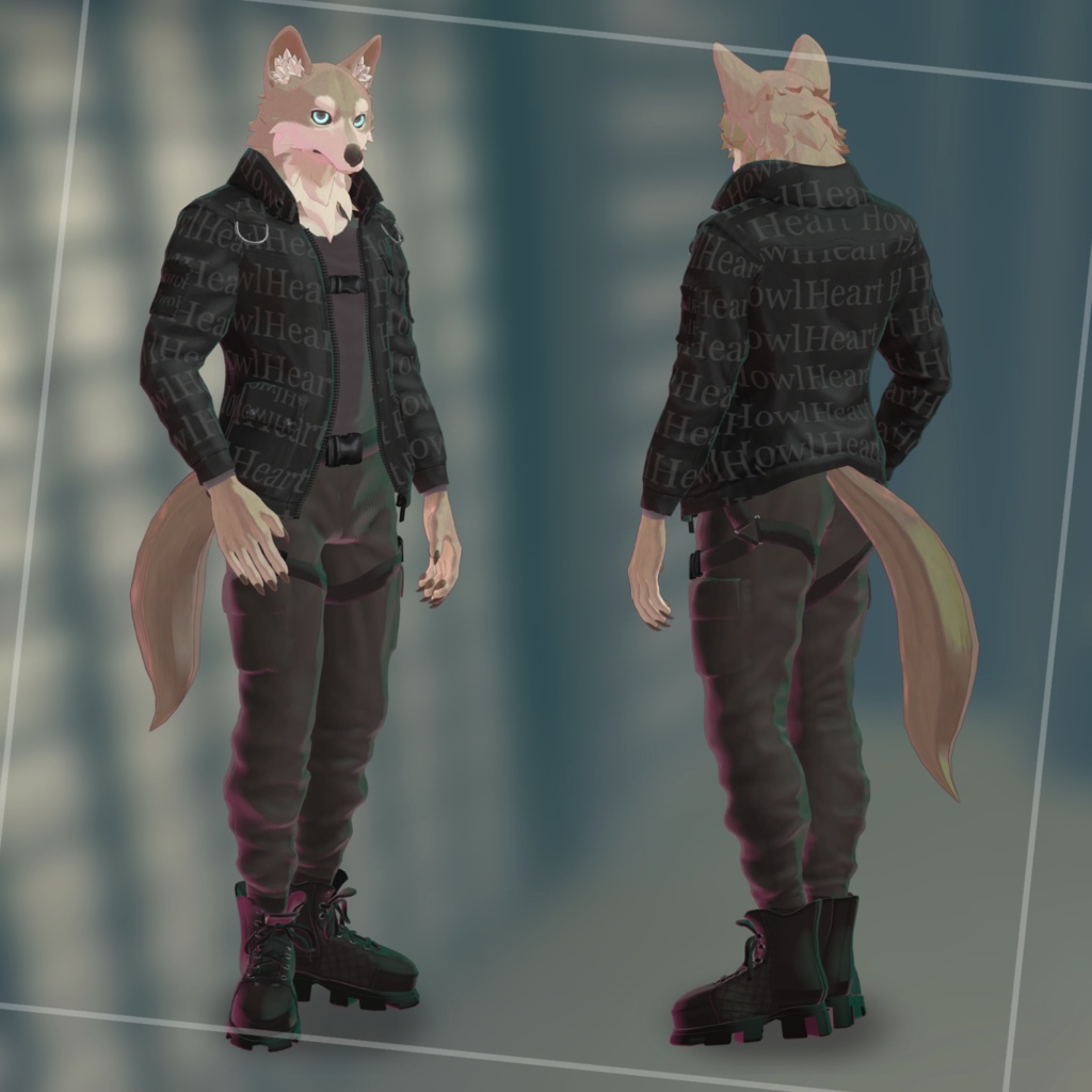 オリジナル3Dモデル「HowlHeart」