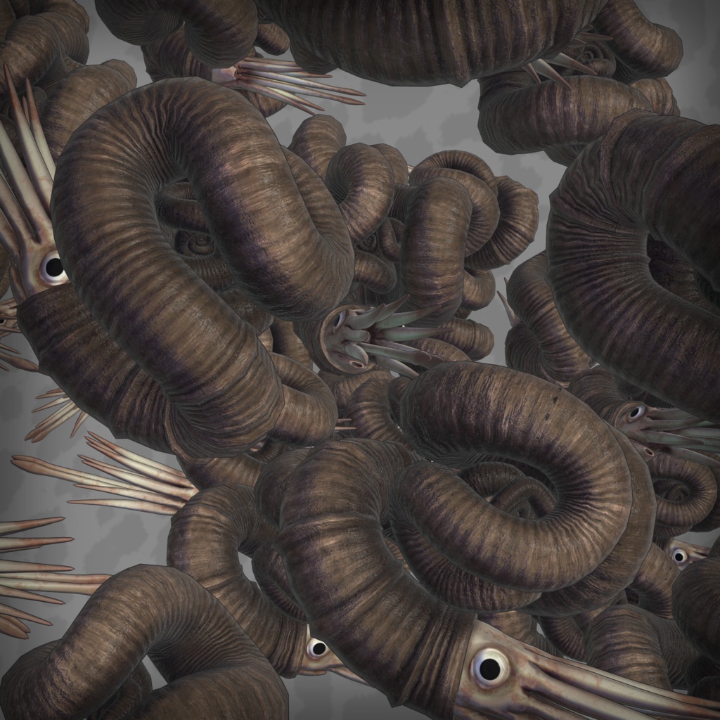 3Dモデル《ニッポニテス・ミラビリス Nipponites mirabilis》