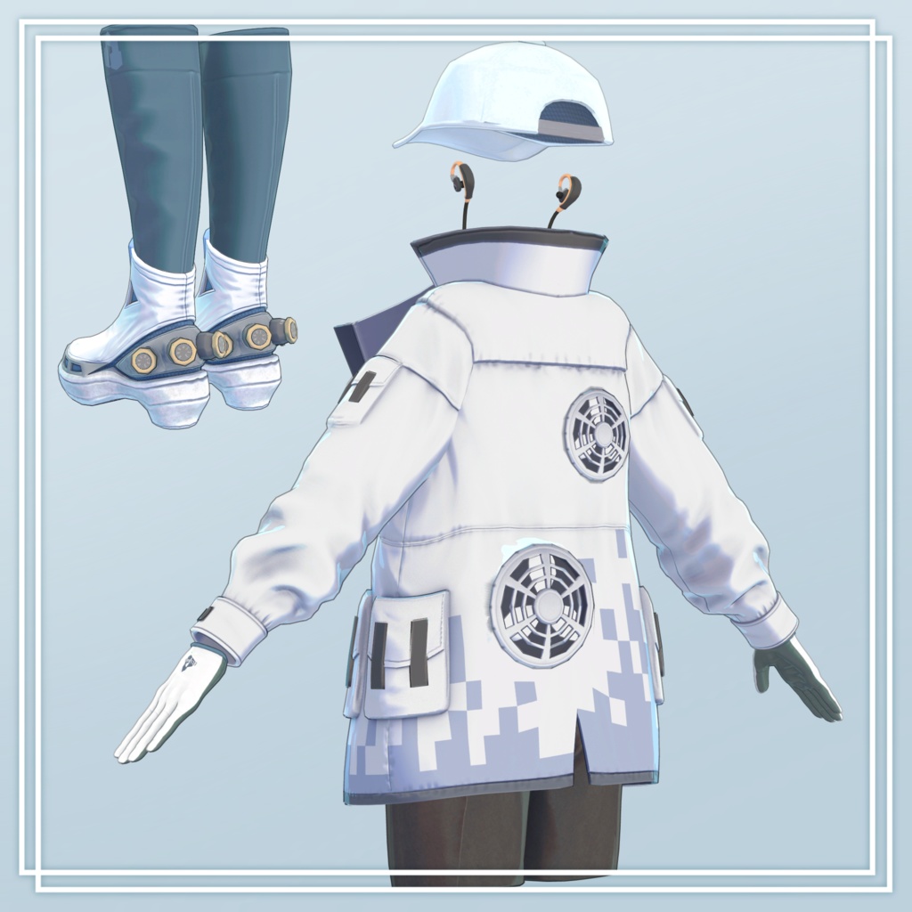 オリジナル3Dモデル「Elioska(エリオスカ)」(PC版&Android版)