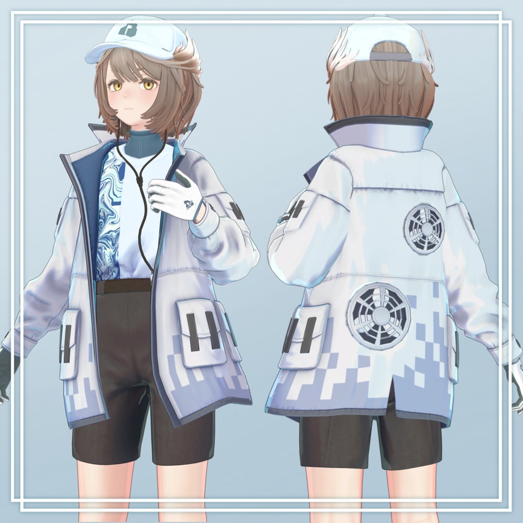 オリジナル3Dモデル「Elioska(エリオスカ)」(PC版&Android版)