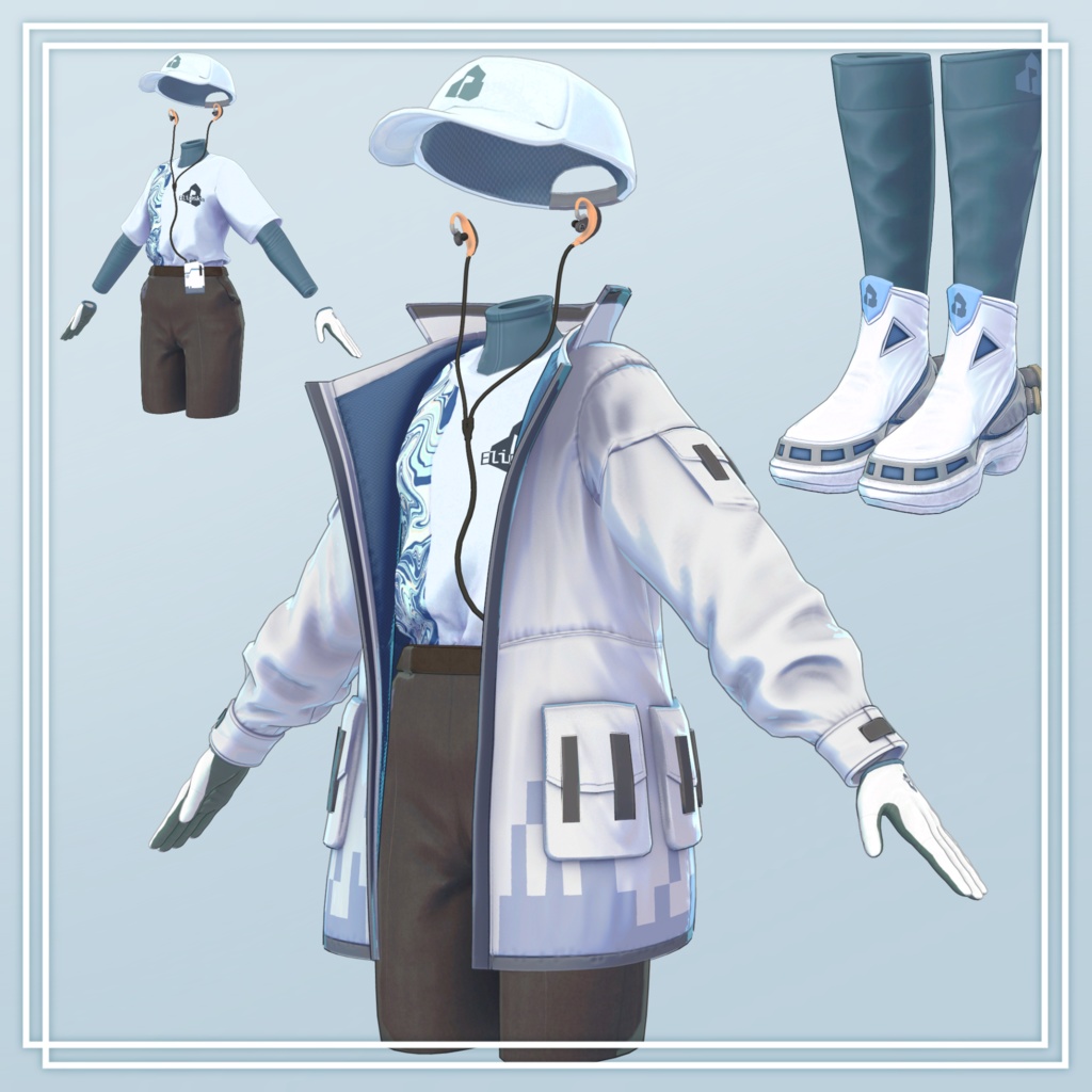 オリジナル3Dモデル「Elioska(エリオスカ)」(PC版&Android版)