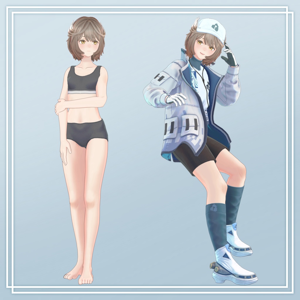 オリジナル3Dモデル「Elioska(エリオスカ)」(PC版&Android版)