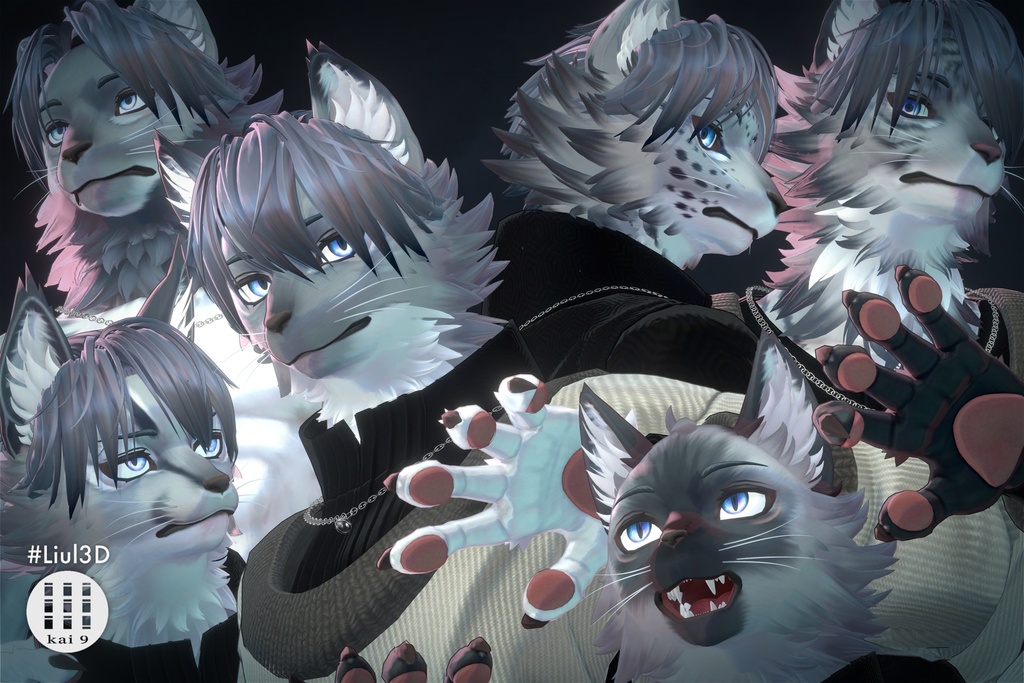 オリジナル3Dモデル「Liul(リウル)」