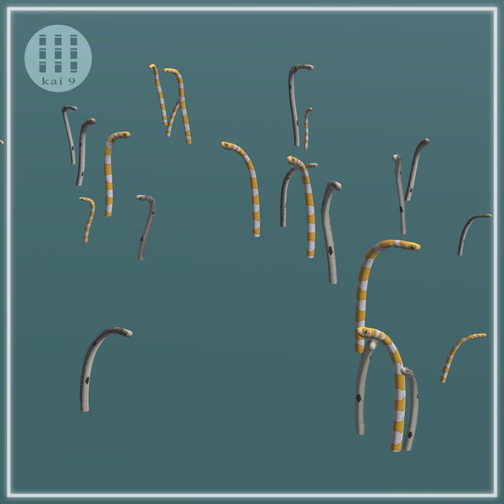 「海洋魚セットVol. 1(VRCワールド向けアセット)」