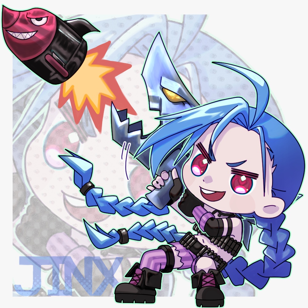 【LoL|TFT】JINXマウス《Yolomouse用|非公式FA》
