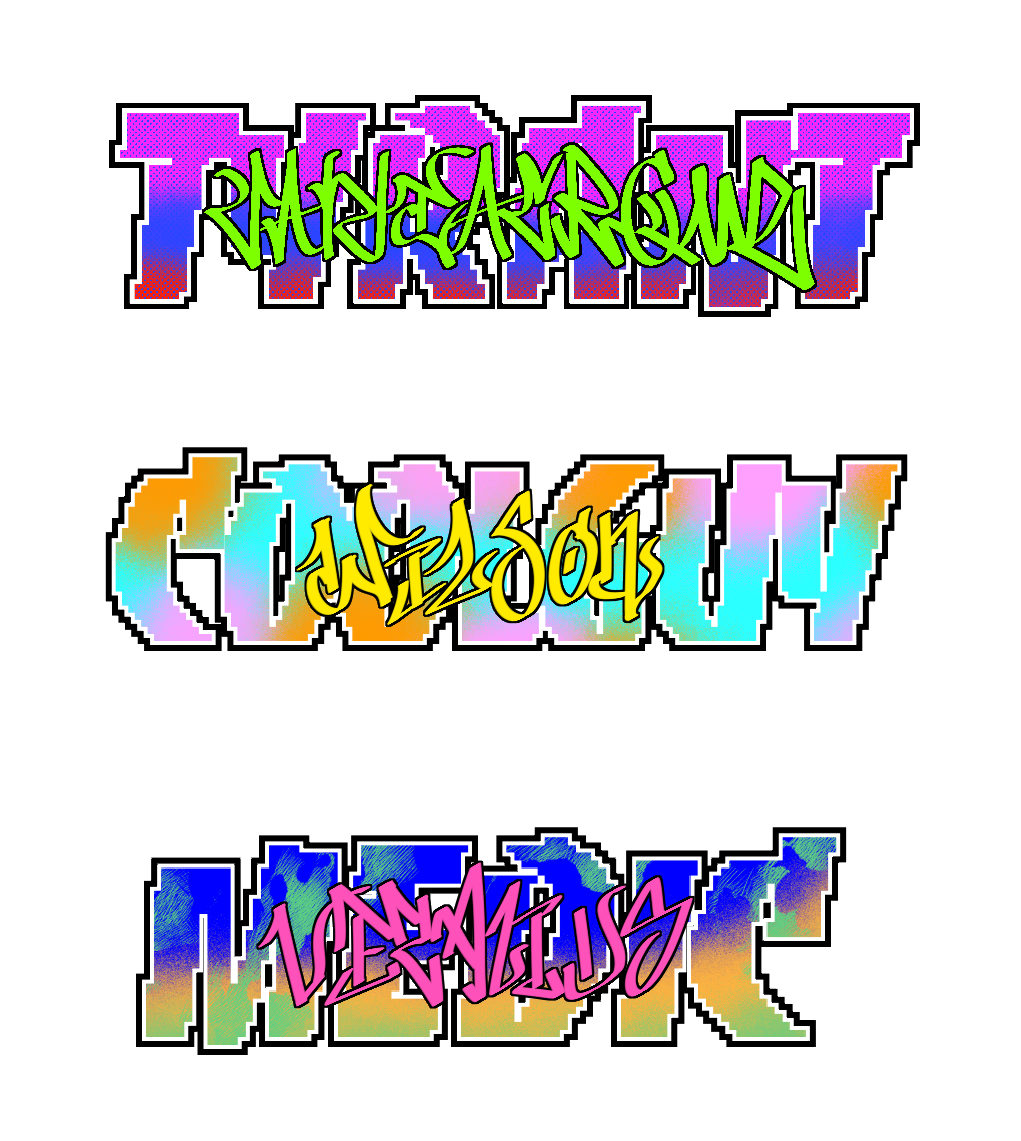 Krisis Name Stickers