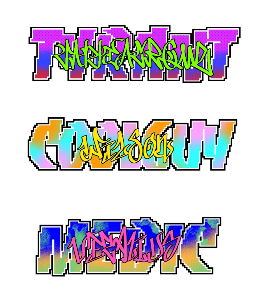 Krisis Name Stickers