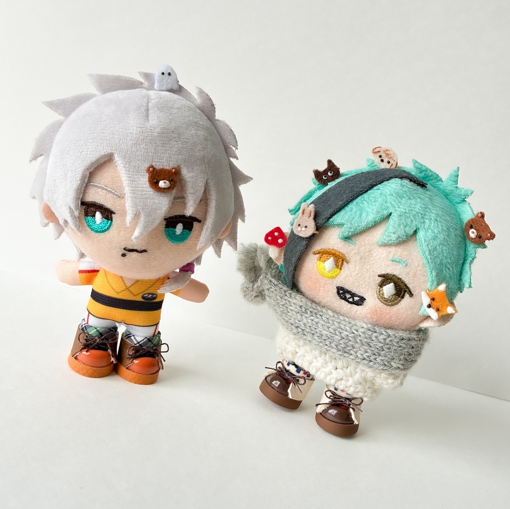 🌳森の小人ブーツ〜小人の友達ピン付き〜🍄🐻