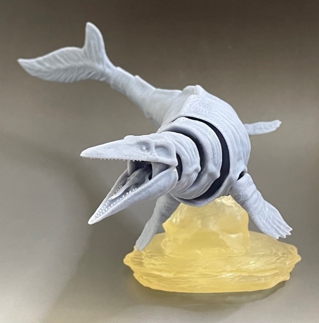 可動フィギュア モササウルス 未塗装ガレージキット