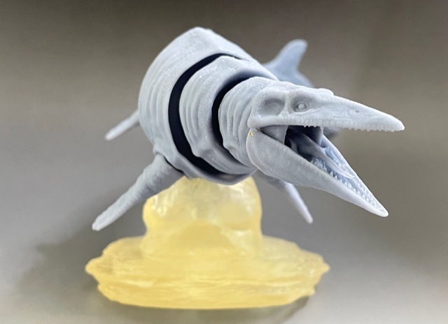 可動フィギュア モササウルス 未塗装ガレージキット