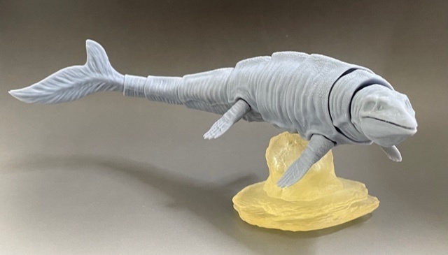 可動フィギュア モササウルス 未塗装ガレージキット