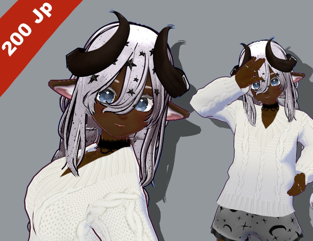 Sheep Girl Vroid Preset (200jp)