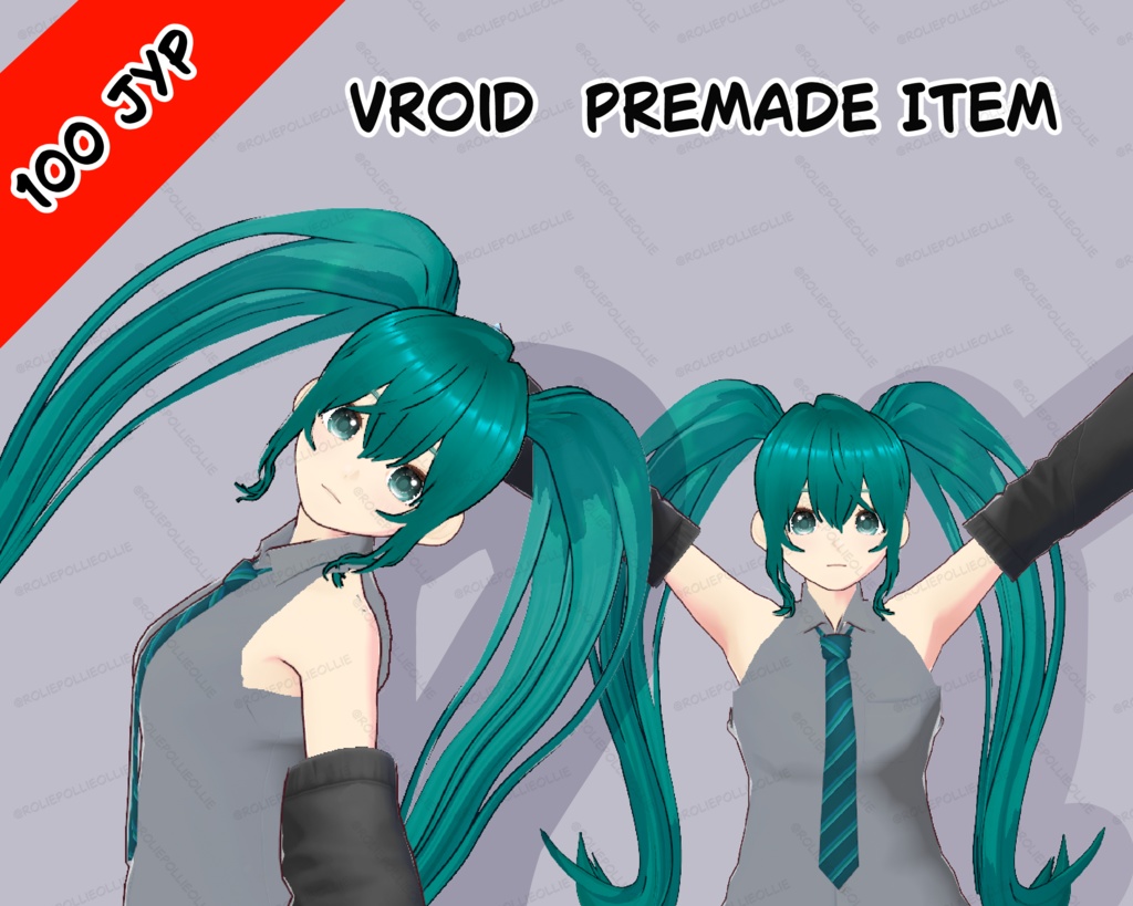 Miku Vroid Vtuber (100 Jyp)