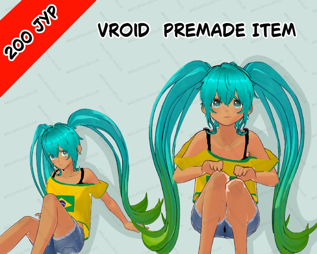 Miku Vroid Premade Bundle (200jyp)