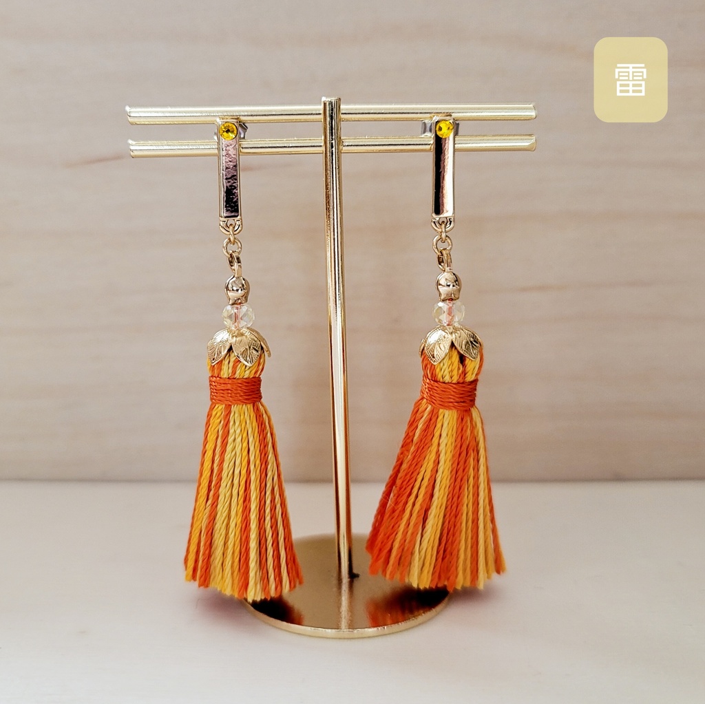 鬼滅の刃 イメージアクセサリー タッセルピアス かまぼこ隊