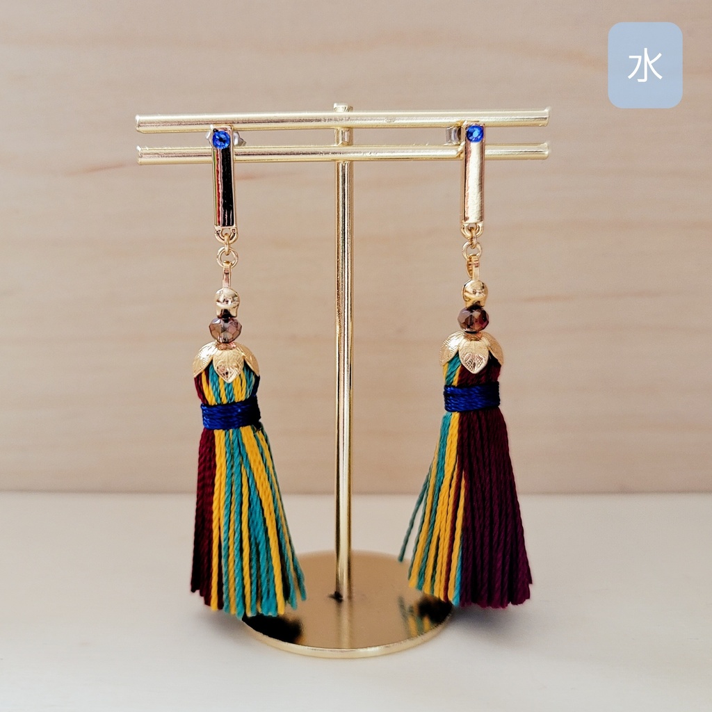 鬼滅の刃 イメージアクセサリー タッセルピアス