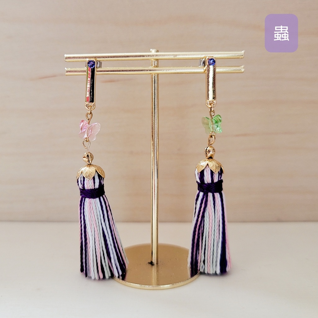 鬼滅の刃 イメージアクセサリー タッセルピアス