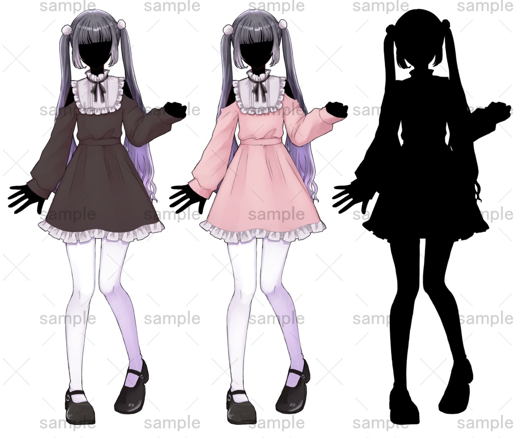 【無料版有】女性立ち絵素材