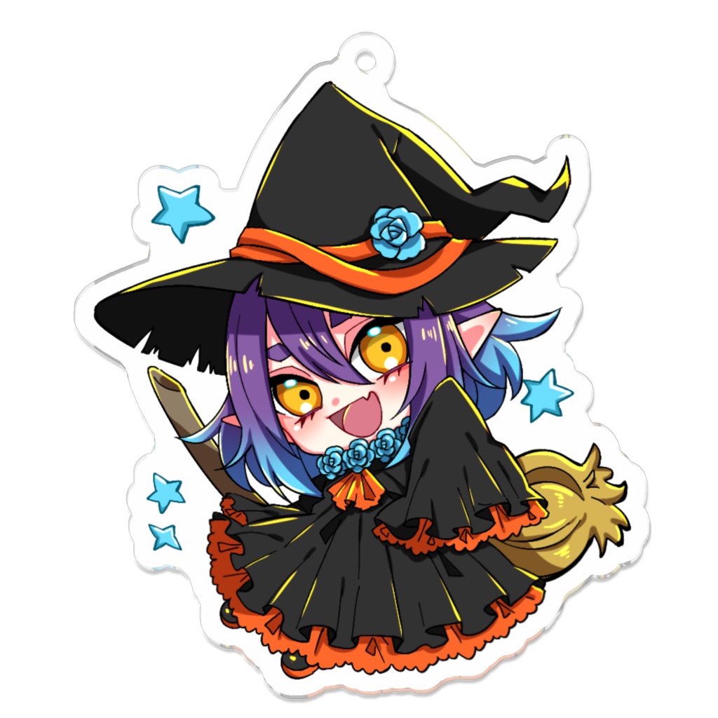 白玉しるこ　ハロウィン2023　アクリルキーホルダー