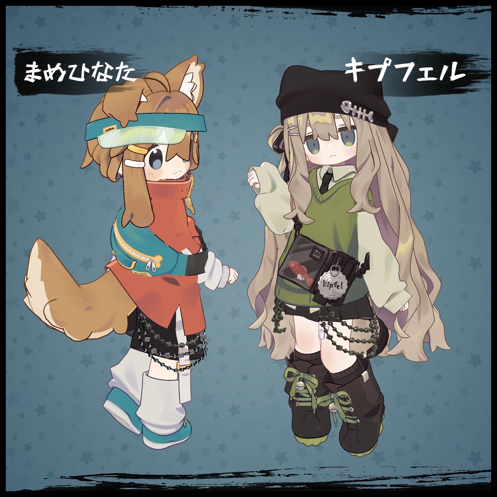 【4アバター対応】🐱ネコタマウォレットチェーン/Nekotama Wallet Chain🐱【VRChat】