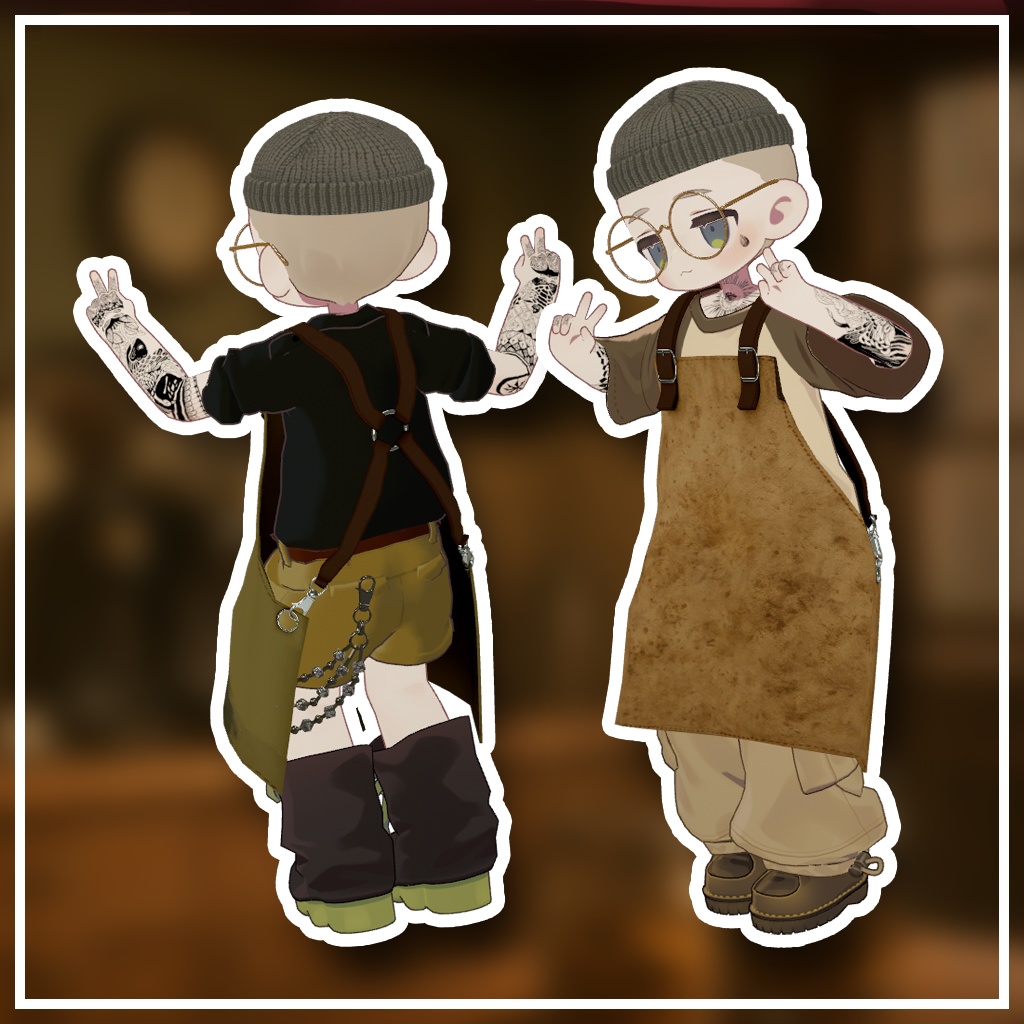 【100fw記念無料】メンズワーカーエプロン/Men's worker apron【まめふれんず】