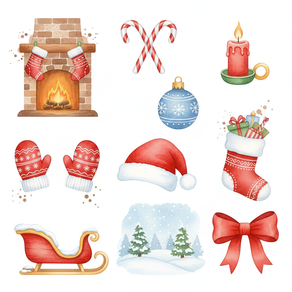 🎄Christmas Clipart Collection|100 PNG
