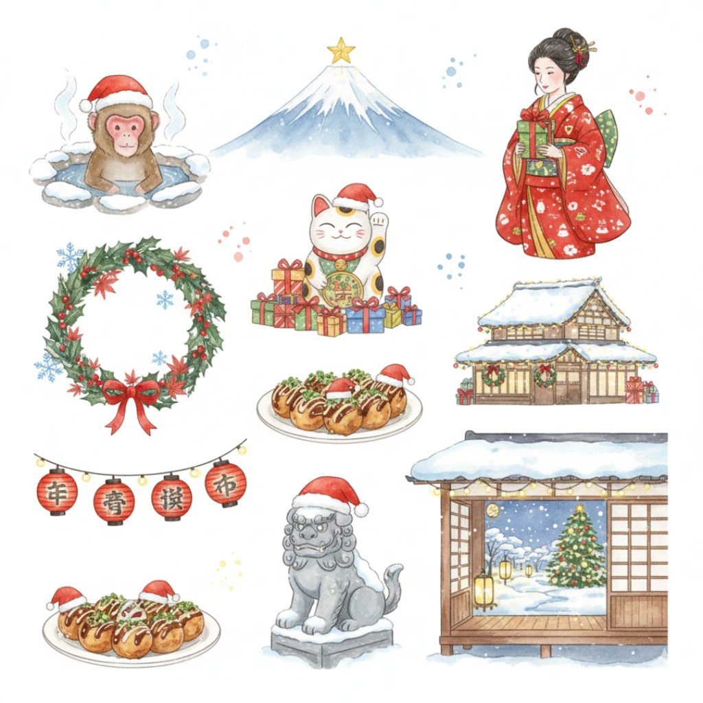 🌲Japanese Style Christmas Collection🇯🇵 100PNG