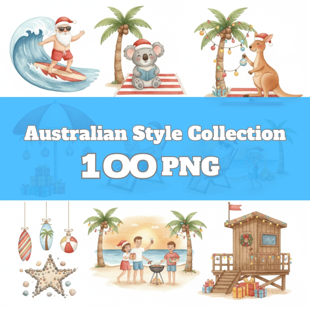 Australian Style Collection🇦🇺100PNG
