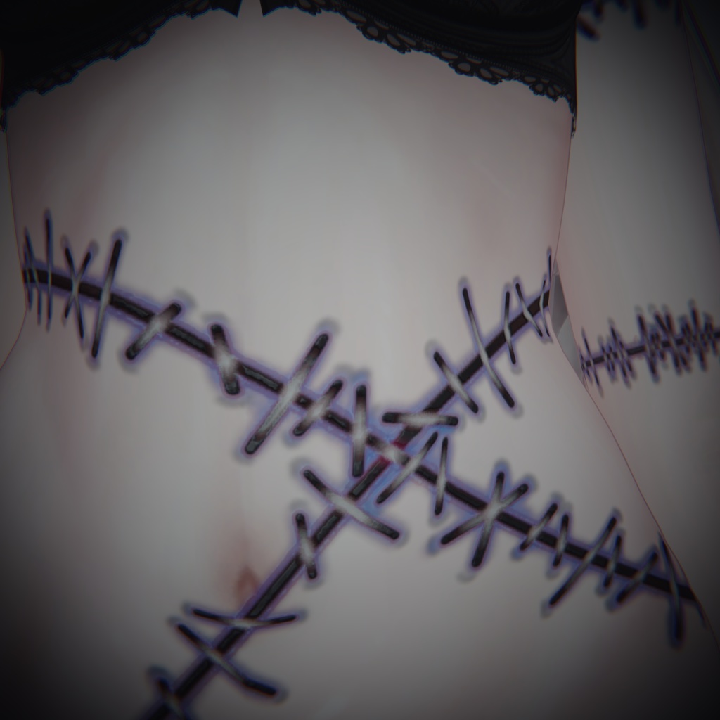 LUMINA ルミナ専用 ツギハギタトゥーテクスチャ