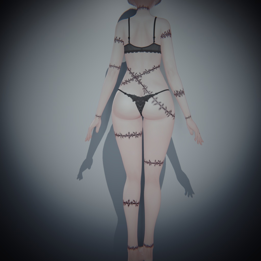 LUMINA ルミナ専用 ツギハギタトゥーテクスチャ