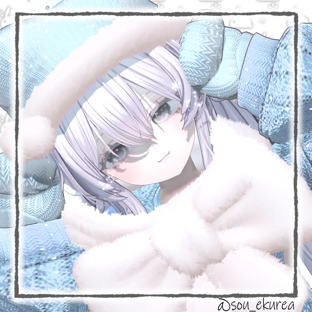 リナシータ 白系ナチュラルメイク