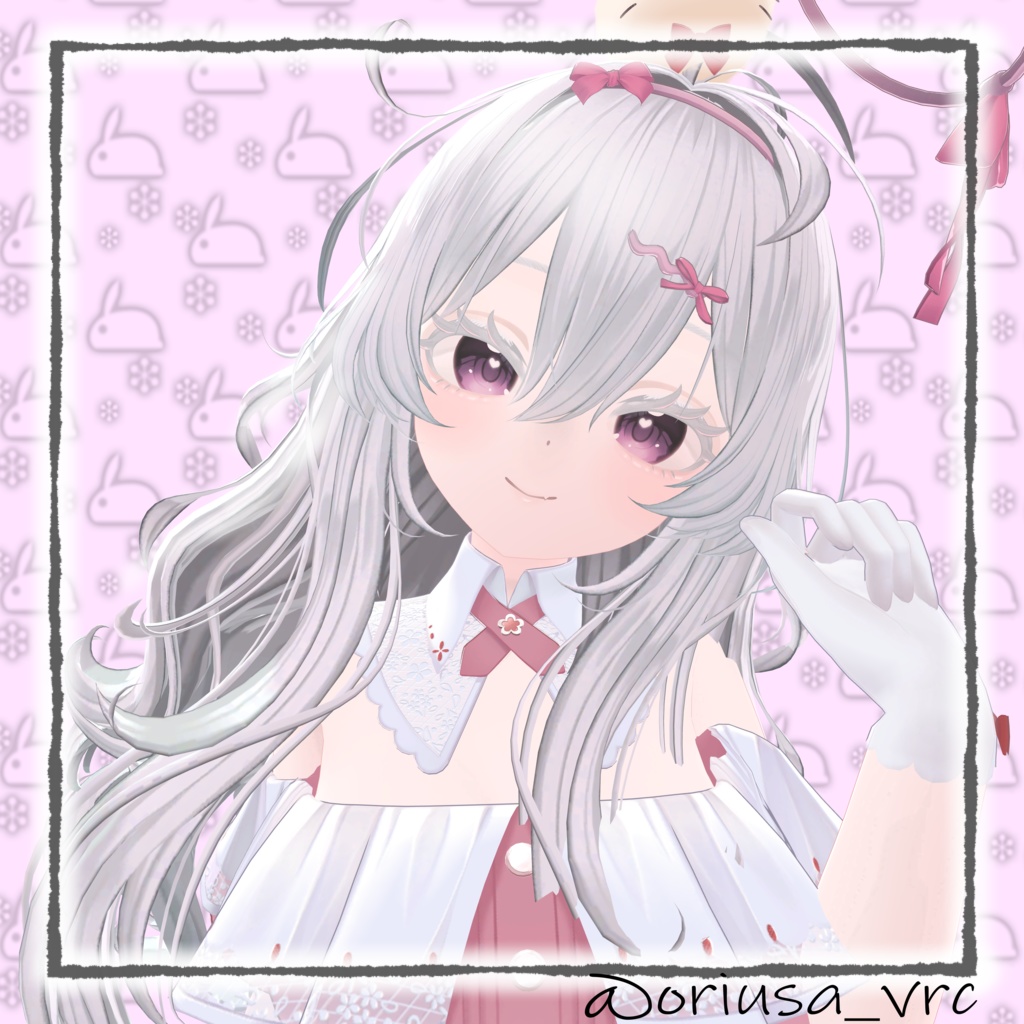 リナシータ 白系ナチュラルメイク