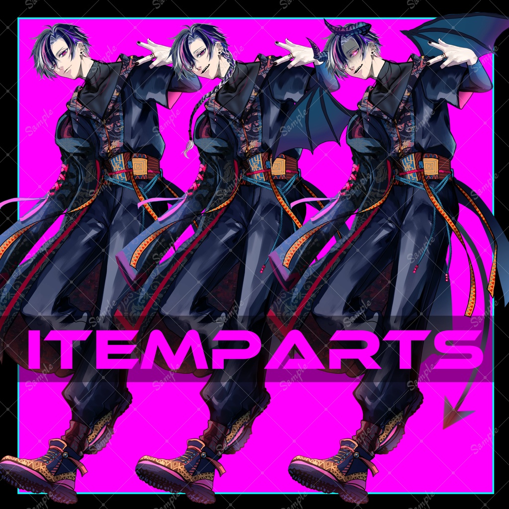 【立ち絵素材】AKUMA😈BOY